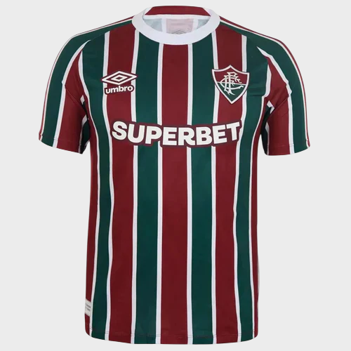 Camisa Fluminense I 25/26 - Vinho e Verde