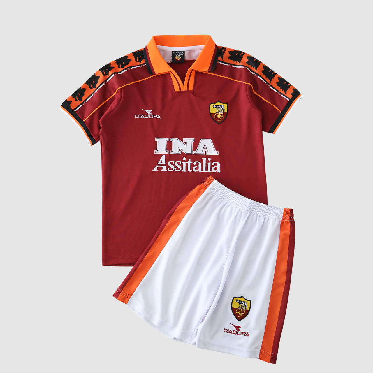 Conjunto Infantil Retrô Roma I 98/99