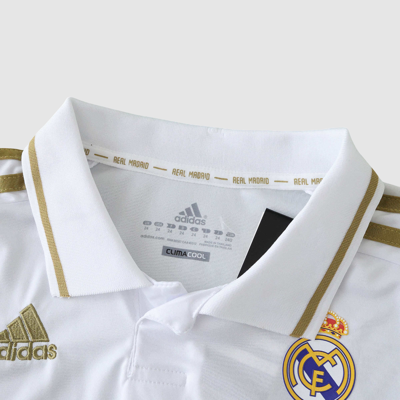 Conjunto Infantil Retrô Real Madrid I 11/12 - Imagem 3