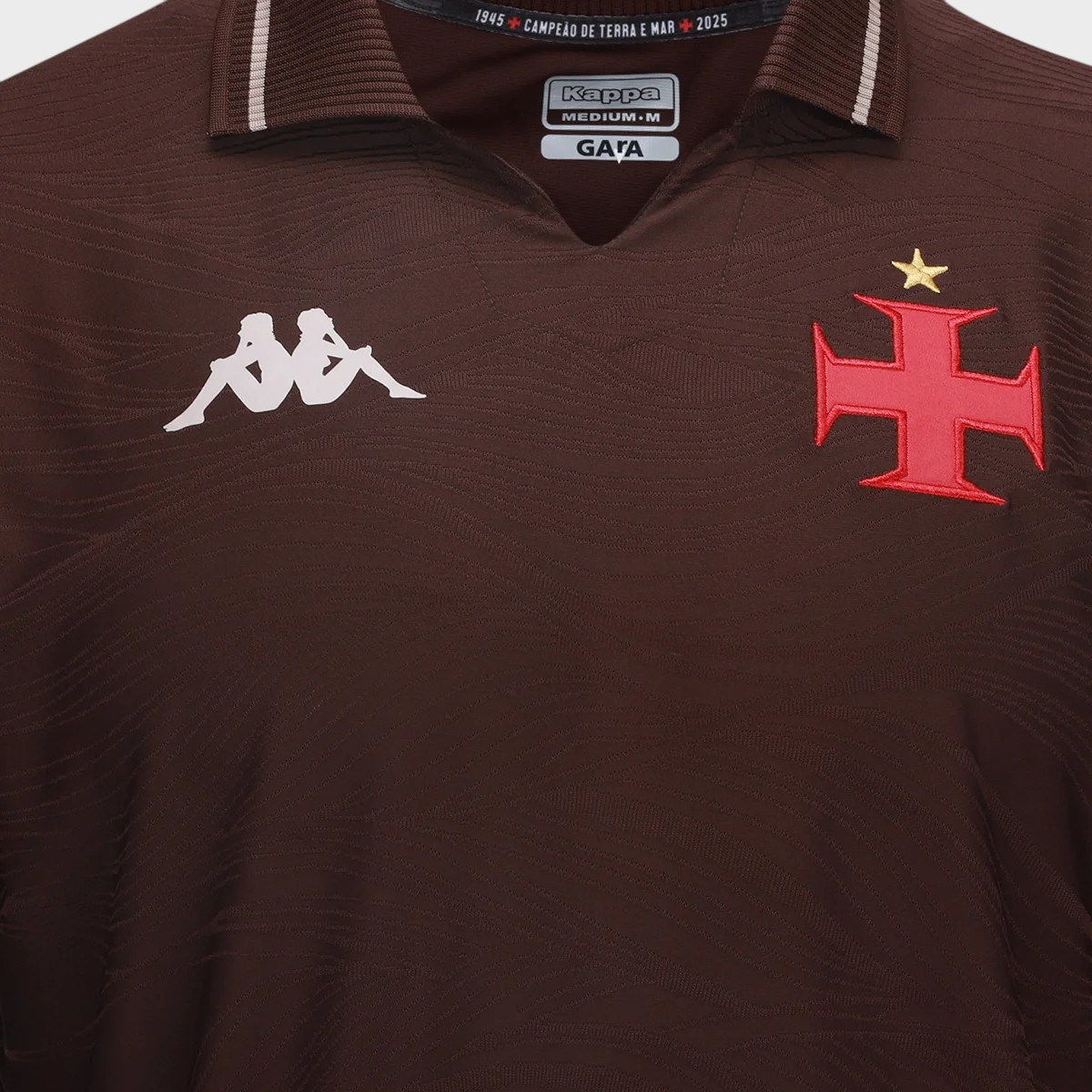 Camisa Vasco III 25/26 - Kappa - Marrom - Imagem 4