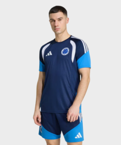Camisa Cruzeiro II 26/27 - Treino - Torcedor Adidas Masculina - Azul Marinho