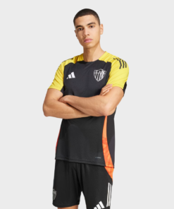Camisa Atlético Mineiro Treino I 25/26 - Preta e Amarela