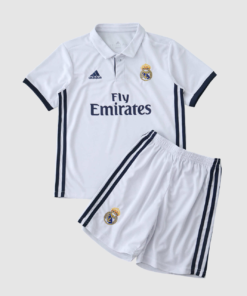 Conjunto Infantil Retrô Real Madrid I 16/17