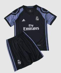 Conjunto Infantil Retrô Real Madrid III 16/17
