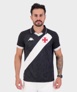 Camisa Vasco I 25/26 - Kappa - Preta