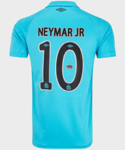 Camisa Santos 2025/26 Azul Comemorativa - NEYMAR JR 10