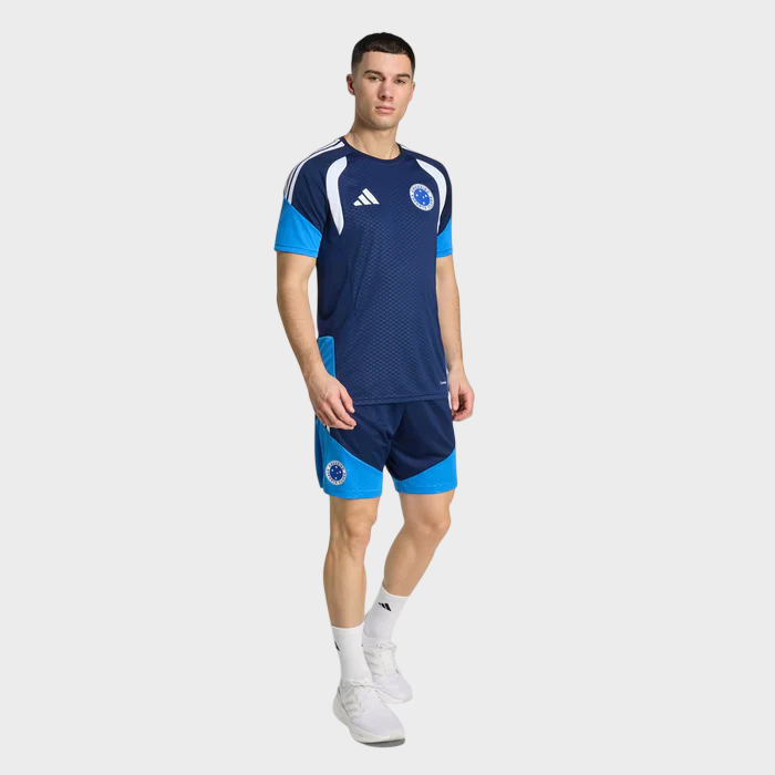 Camisa Cruzeiro II 26/27 - Treino - Torcedor Adidas Masculina - Azul Marinho - Imagem 3