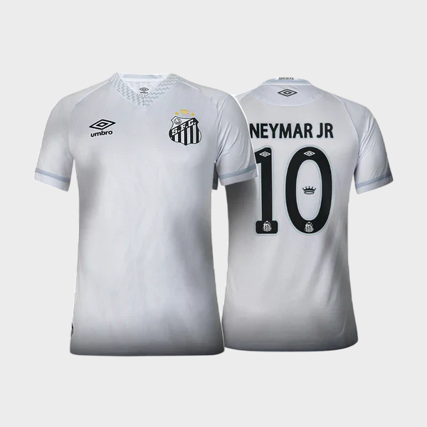 Camisa Santos I 25/26 Branca - NEYMAR JR 10 - Imagem 2