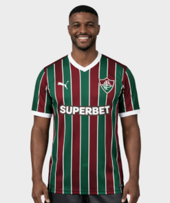 Camisa Fluminense I 26/27 - Torcedor Puma - Vinho e Verde
