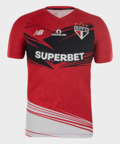 Camisa São Paulo 25/26 - Goleiro - Masculina - Vermelho e Preto