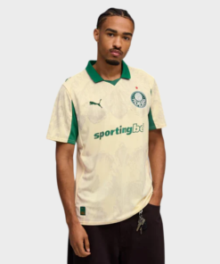 Camisa Palmeiras KIDSUPER 25/26 - Torcedor Puma Masculina - Bege