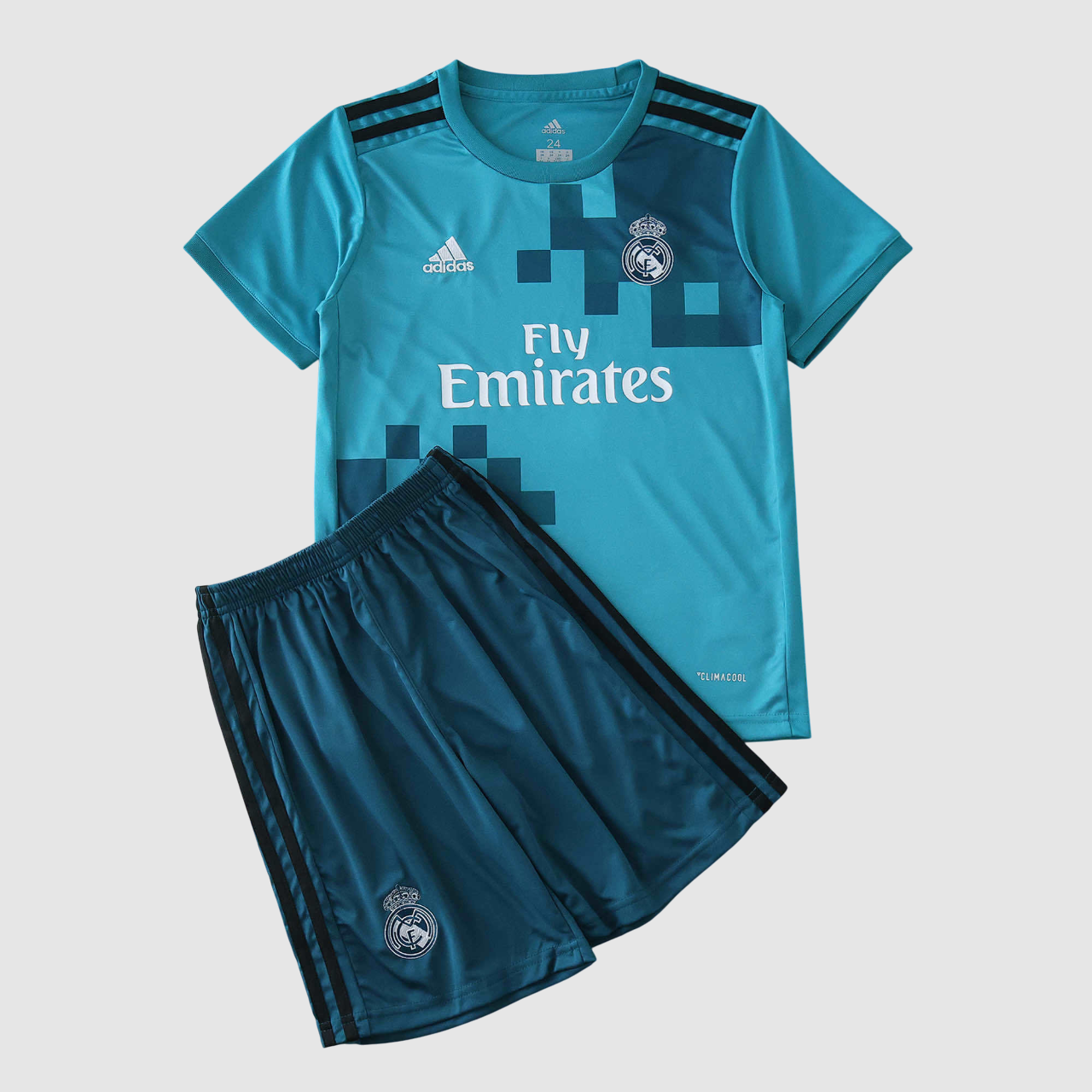 Conjunto Infantil Retrô Real Madrid III 17/18