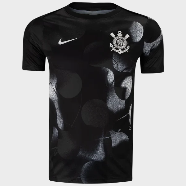 Camisa Corinthians Pré Jogo 25/26 - Preta
