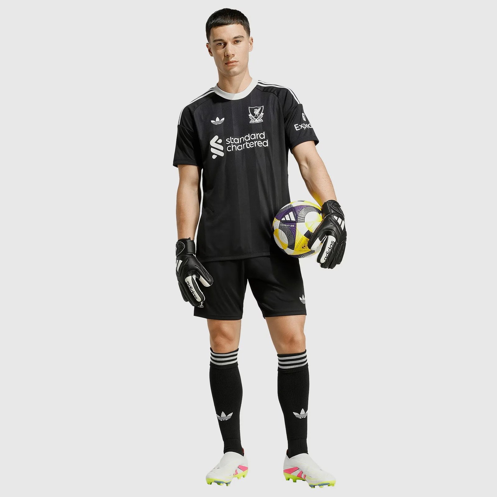 Shorts Adidas Liverpool 2025/26 III Goleiro - Imagem 3
