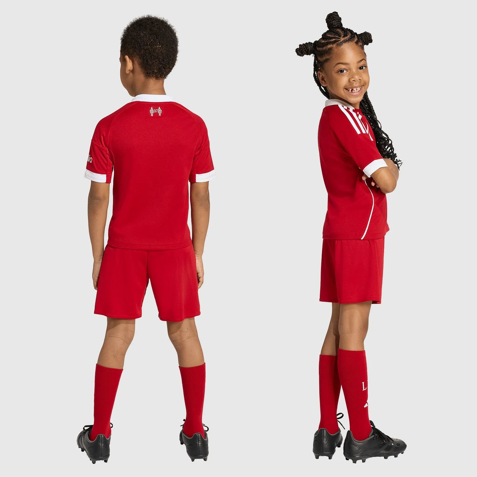 Conjunto Infantil adidas Liverpool 2025/26 I - Imagem 3