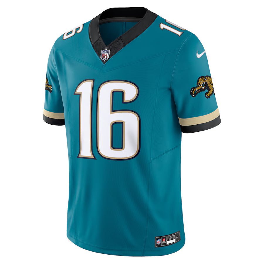 Camisa NFL Jacksonville Jaguars Vapor F.U.S.E. Limited Jersey Throwback - Imagem 2