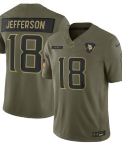 Camisa NFL Minnesota Vikings Vapor F.U.S.E. Limited Jersey Salute To Service 2025