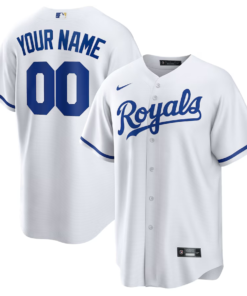 Jersey Kansas City Royals Branca Torcedor Silkada