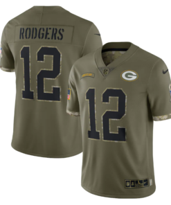 Camisa NFL Green Bay Packer Vapor Limited Jersey Salute To Service 2022