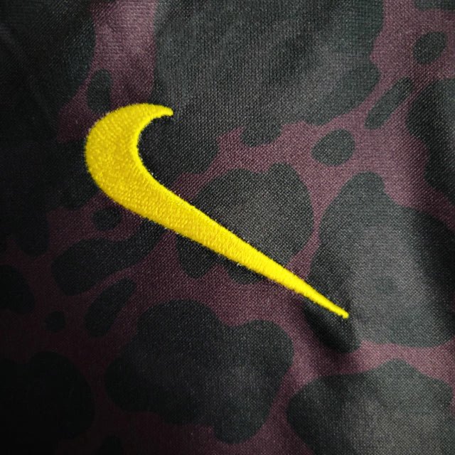 Camisa Goleiro Seleção Brasileira 22/23 Nike Torcedor Masculina - Preta com detalhes em amarelo - Imagem 4