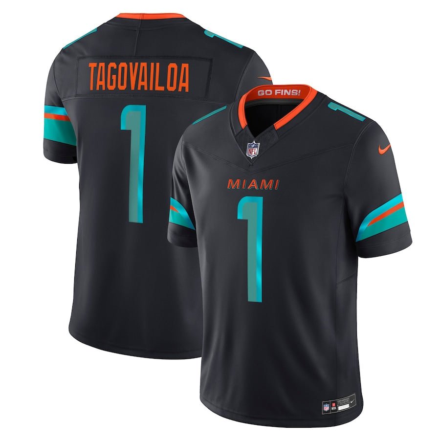 Camisa NFL Miami Dolphins Vapor F.U.S.E. Limited Jersey 2025 Rivalries - Imagem 3