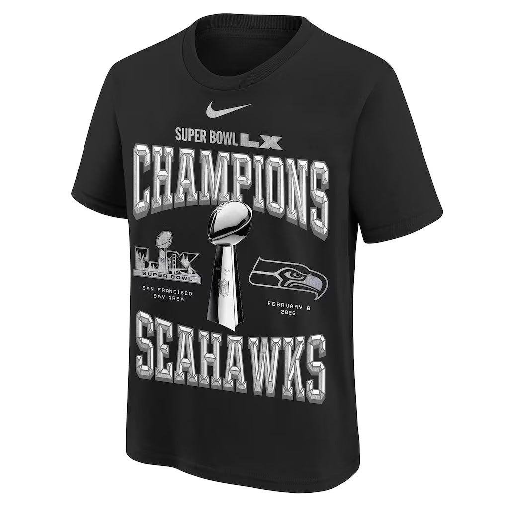 Camiseta Seattle Seahawks Super Bowl LX Champions Locker Room Trophy Collection - Imagem 2