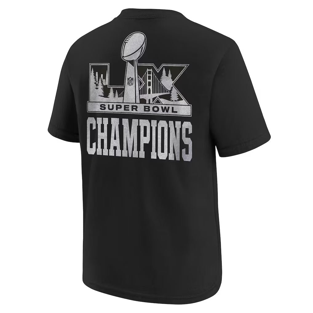 Camiseta Seattle Seahawks Super Bowl LX Champions Locker Room Trophy Collection - Imagem 3